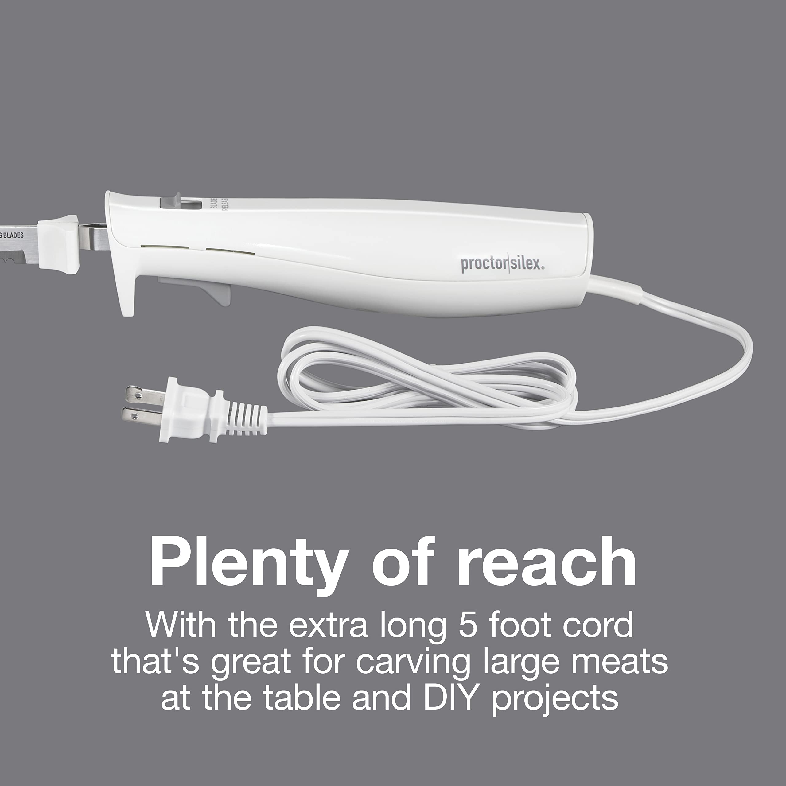 Proctor Silex empuñadura ergonómica que ofrece agarre cómodo y control