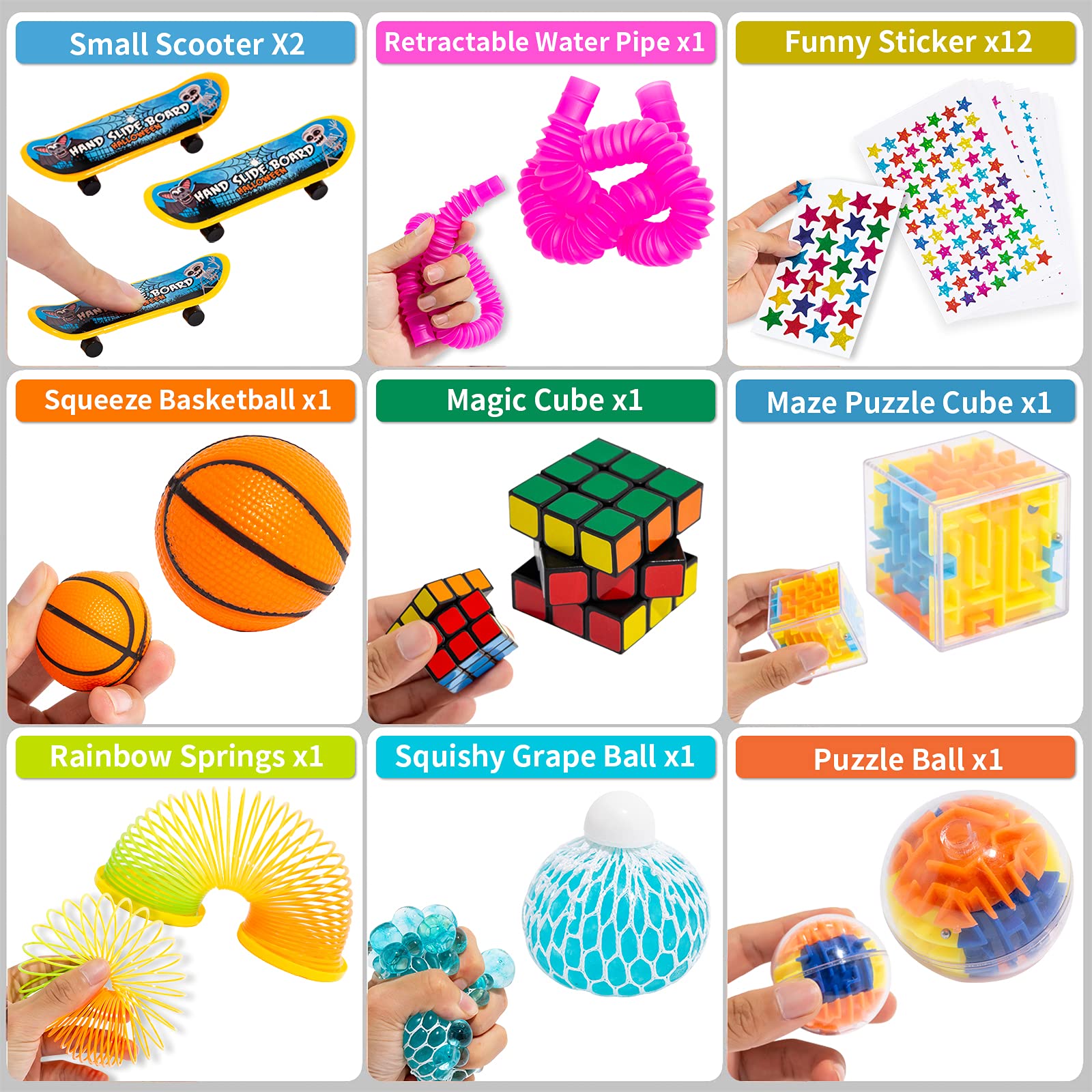 PROJOYOU conjunto desplegado mostrando las 76 piezas y opciones
