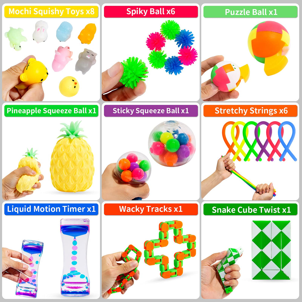 PROJOYOU en mano tamaño real del fidget para comparar escala