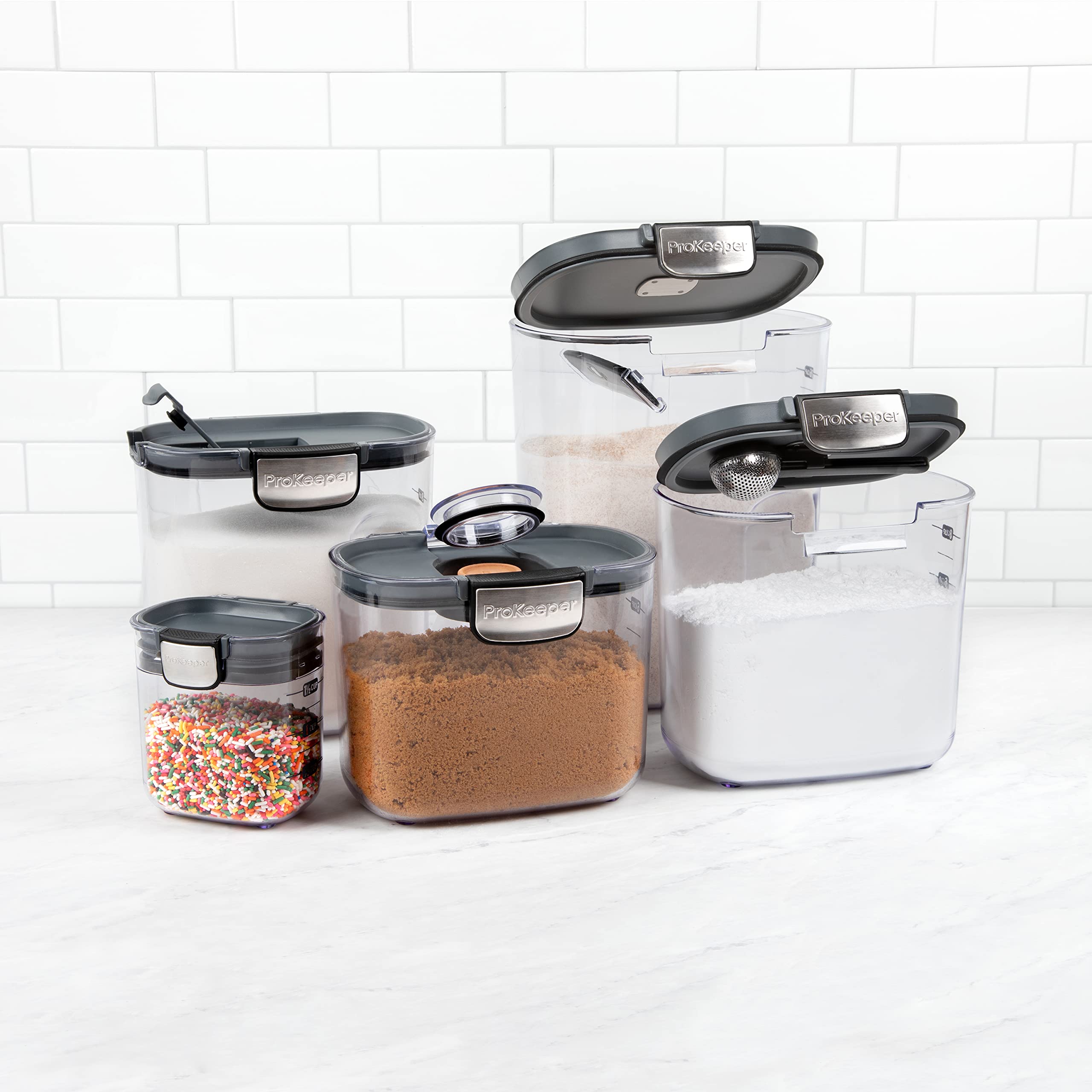 ProKeeper mini shaker ideal para bicarbonato o sprinkles, ahorra tiempo al hornear
