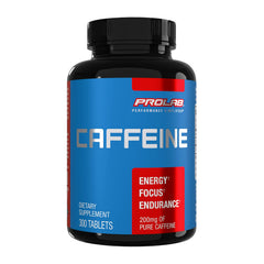 ProLab Caffeine envase frontal limpio y compacto para energía medida