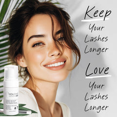 PROLONG LASH cepillo detalle con cerdas suaves para limpieza precisa de pestañas