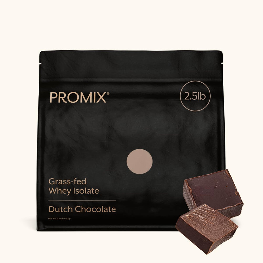 ProMix Nutrition front packaging showing chocolate flavor and benefits