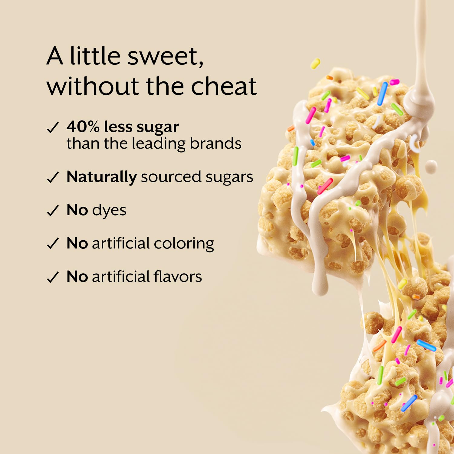 ProMix Nutrition detalle de sprinkles naturales que añaden sabor visual