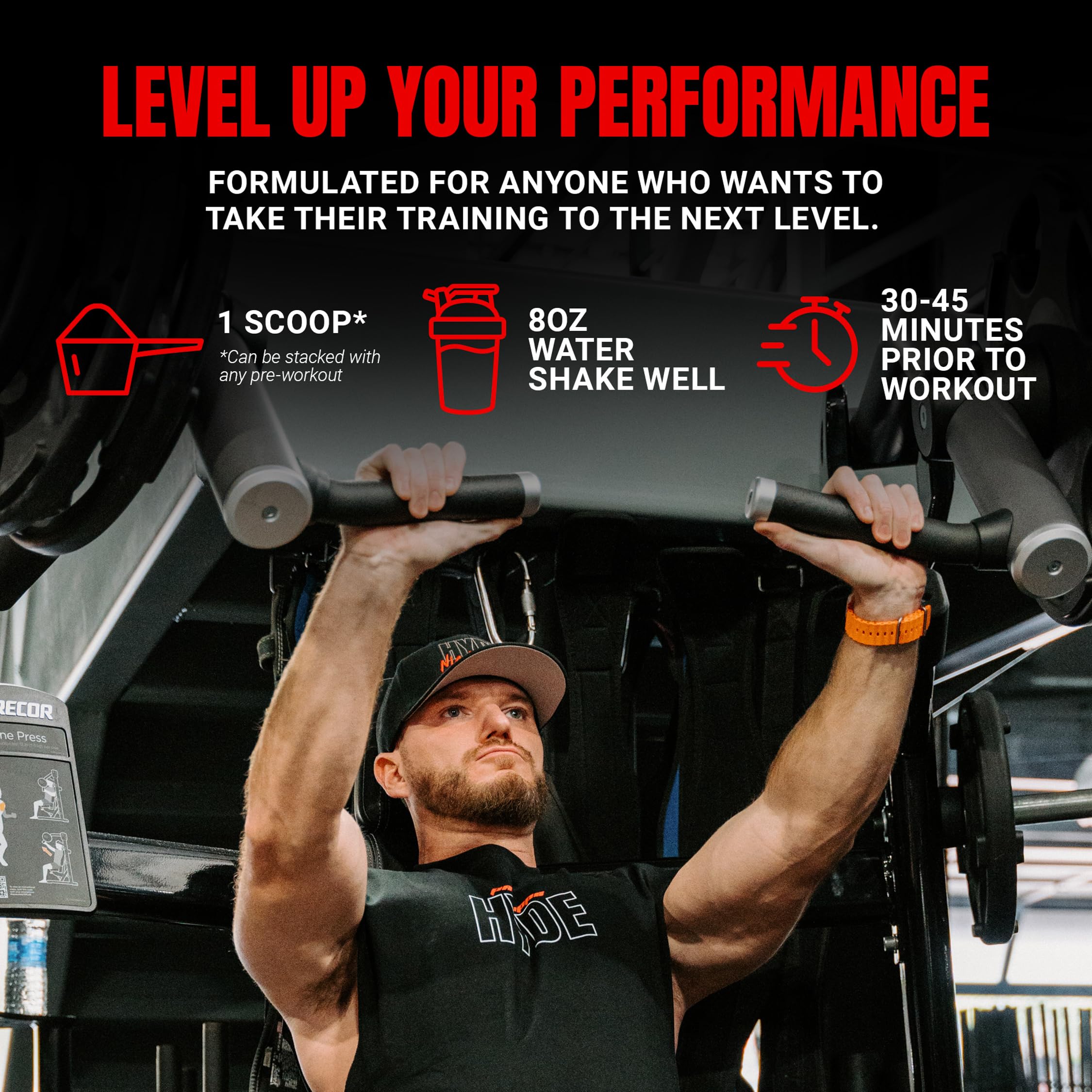 ProSupps etiqueta de Mr. Hyde Max Pump con lista transparente de ingredientes