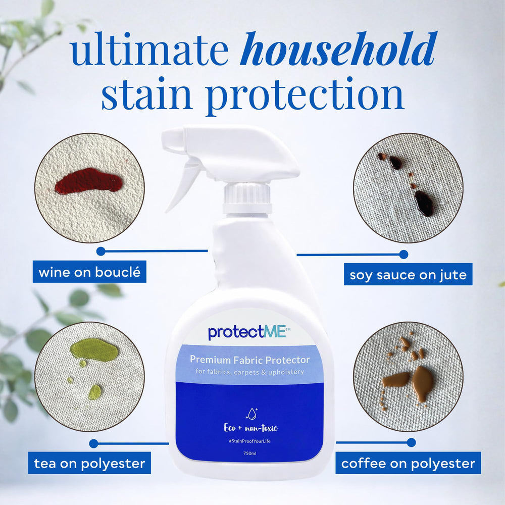 protectME etiqueta con información y fórmula sin PFAS ni solventes