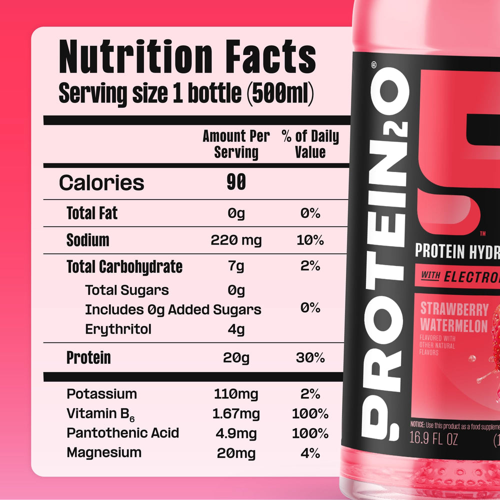 Protein2o en picnic deportivo para hidratación activa y sabor frutal refrescante
