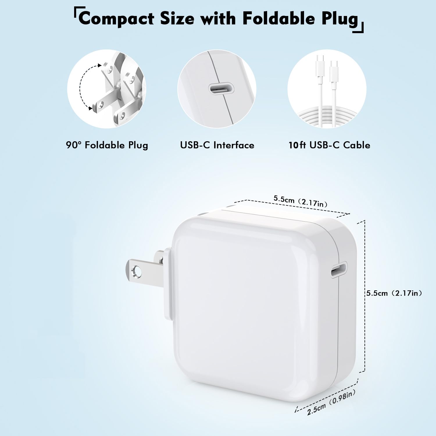 ProTVSolutions comparacion tamaño del adaptador junto a laptop para escala precisa