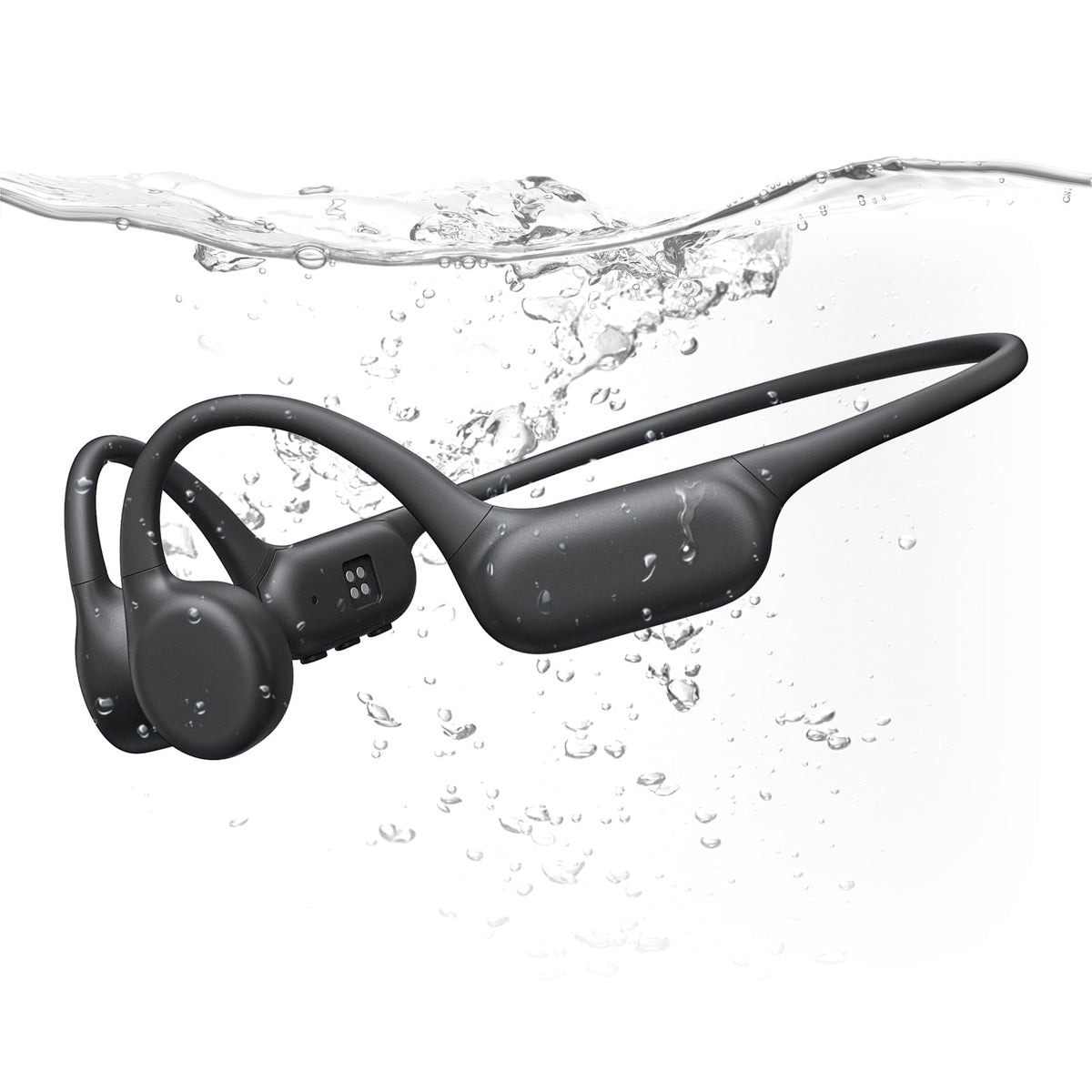 PSIER front view showing sleek open-ear design and comfort