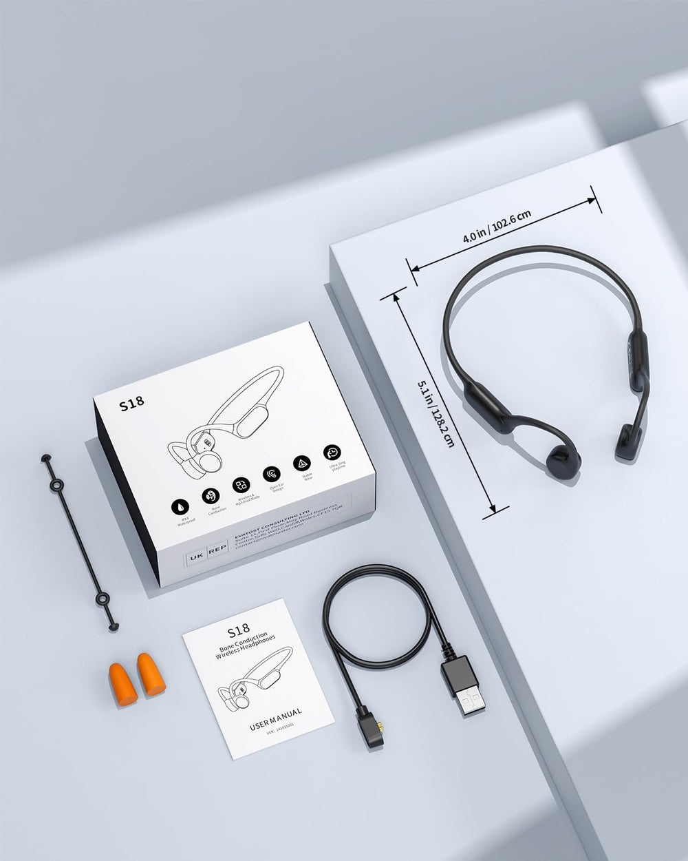 PSIER packaging and accessories highlighting included items