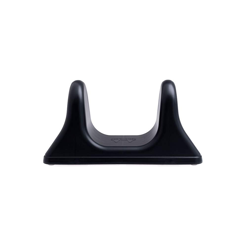 PSO-RITE front profile in night black showing ergonomic grip and portability benefit