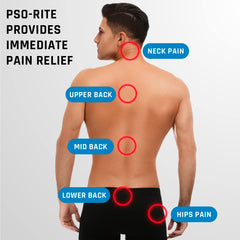 PSO-RITE used on psoas and hip flexor demonstrating targeted deep-tissue pressure benefit
