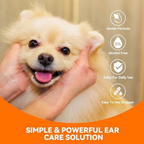 PUAINTA before and after ear cleaning swatch showing reduced wax and odor