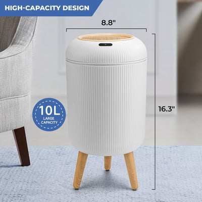 Pukomc on kitchen countertop illustrating hands-free kitchen cleanup benefit