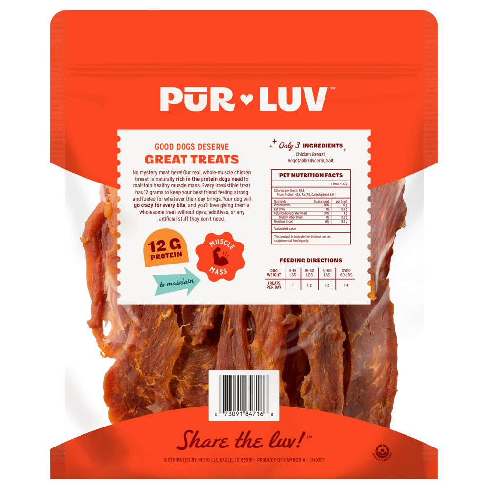 Pur Luv presentación en cocina lista para premiar tras entrenamiento