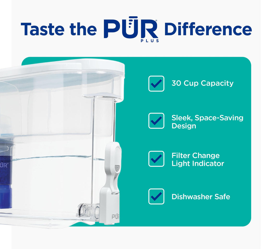 PUR detalle del cartucho PUR PLUS con certificación, reduce plomo