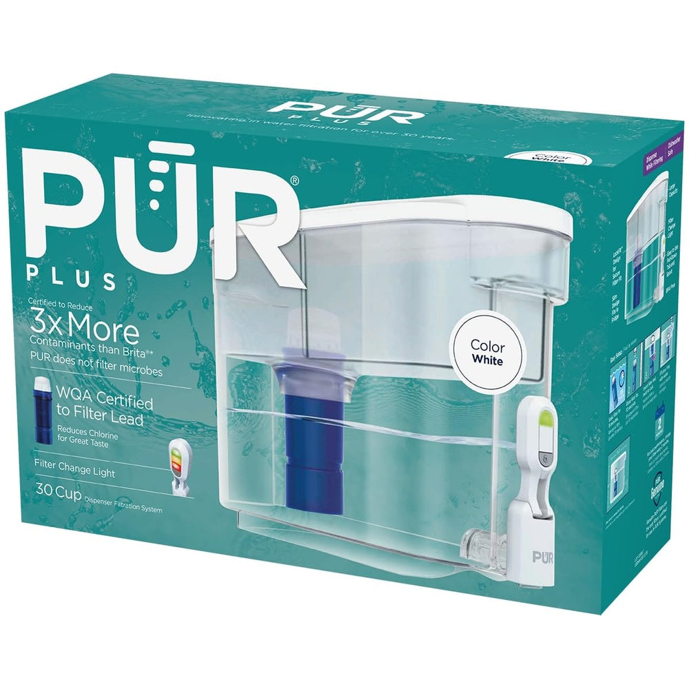 PUR dispensador en cocina familiar, hidratación saludable para todos
