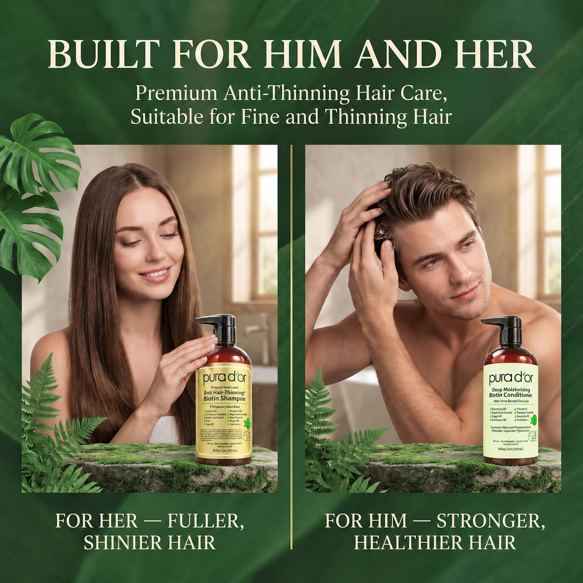 PURA D'OR etiqueta con ingredientes naturales y transparencia
