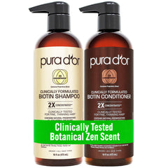 PURA D'OR kit frontal mostrando botellas dobles y beneficio de volumen