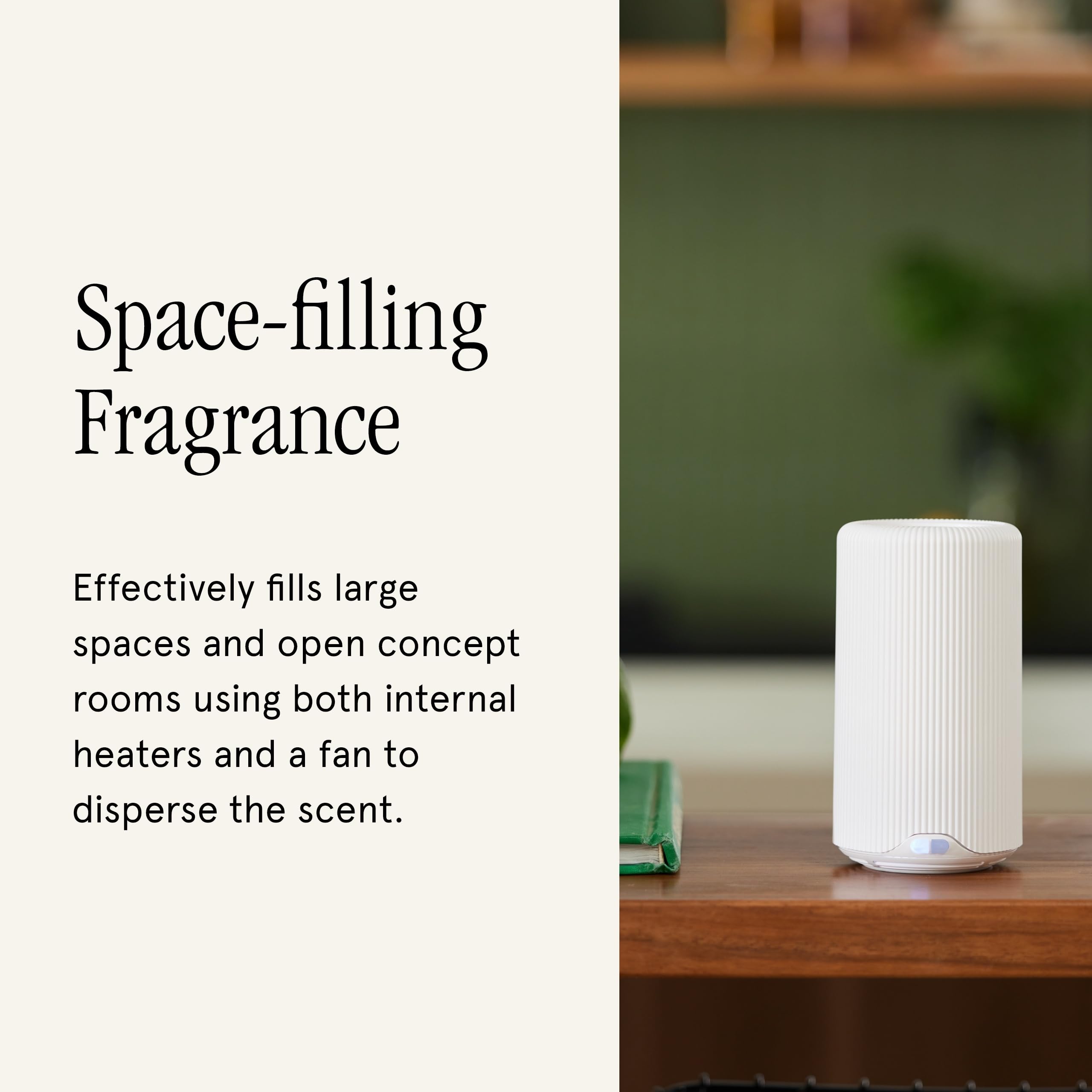 Pura Plus insertando refill de fragancia, Pura permite recambios sencillos y rápidos