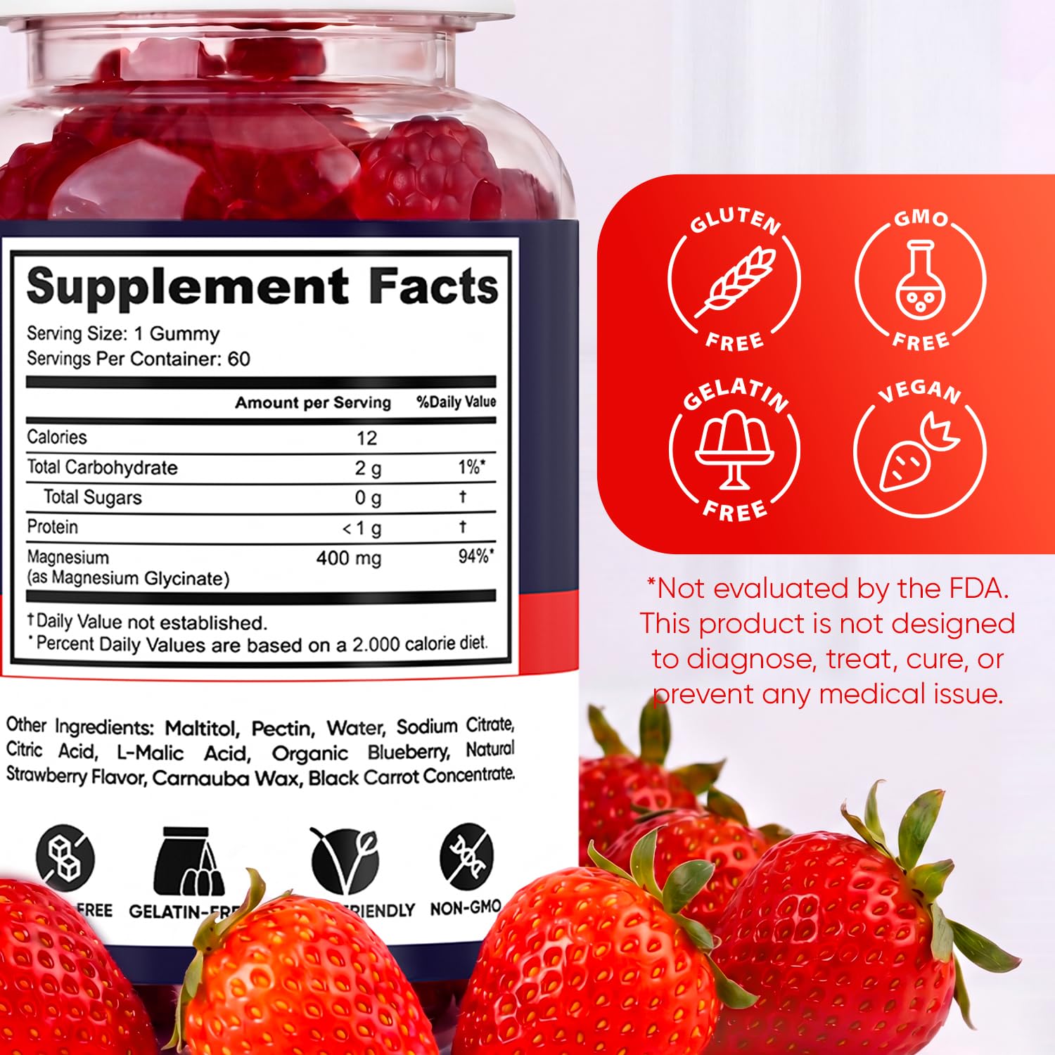 PURA WEX NUTRITION adulto tomando gominola demostrando facilidad de uso