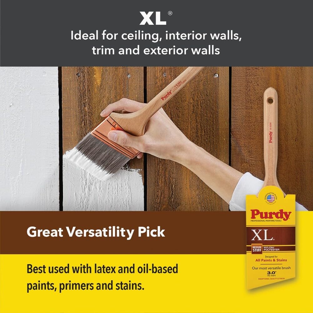 Purdy XL Dale detalle de cerdas para recortes precisos