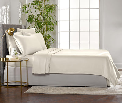 Pure Bamboo pillowcase overlap closure highlighting neat secure fit