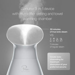 Pure Daily Care nanosteamer kit de 5 piezas en acero inoxidable, extracción precisa segura