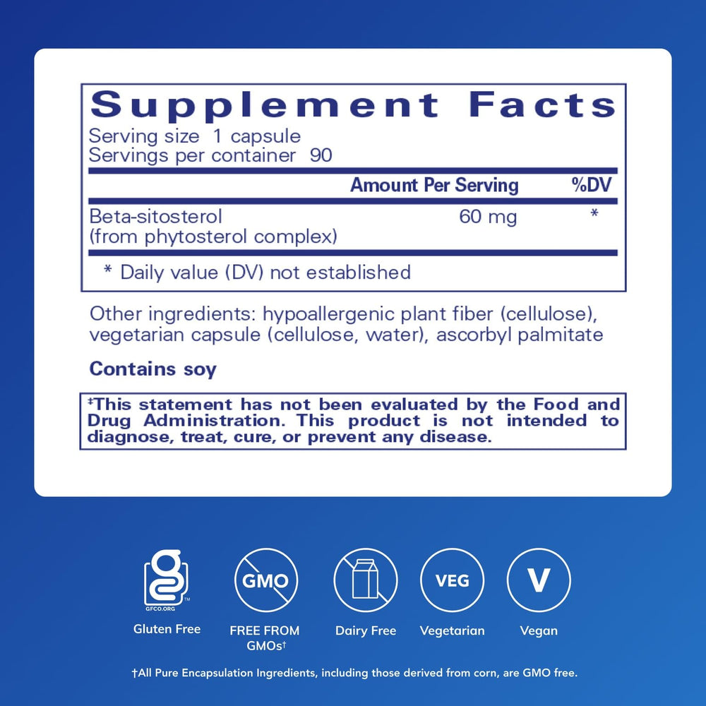 Pure Encapsulations botella abierta con cápsulas visibles para fácil toma diaria