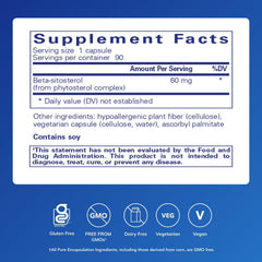 Pure Encapsulations botella abierta con cápsulas visibles para fácil toma diaria
