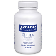 Pure Encapsulations frasco frontal del producto mostrando diseño y beneficio de pureza