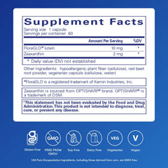 Pure Encapsulations etiqueta legible con información y confianza de calidad