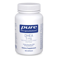 Pure Encapsulations frasco frontal mostrando 180 cápsulas y claridad de marca