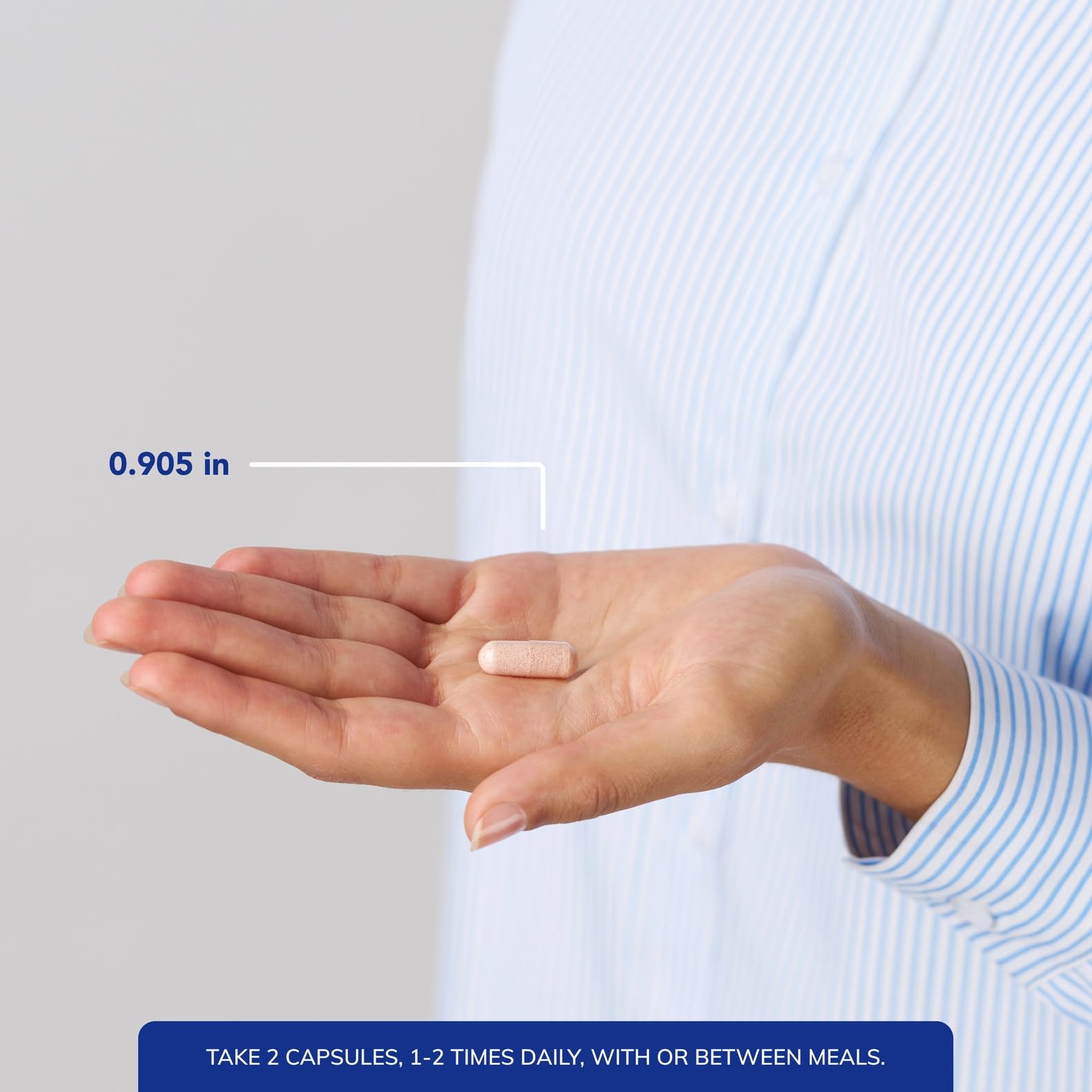 Pure Encapsulations etiqueta con ingredientes clave y dosificación clara para el usuario