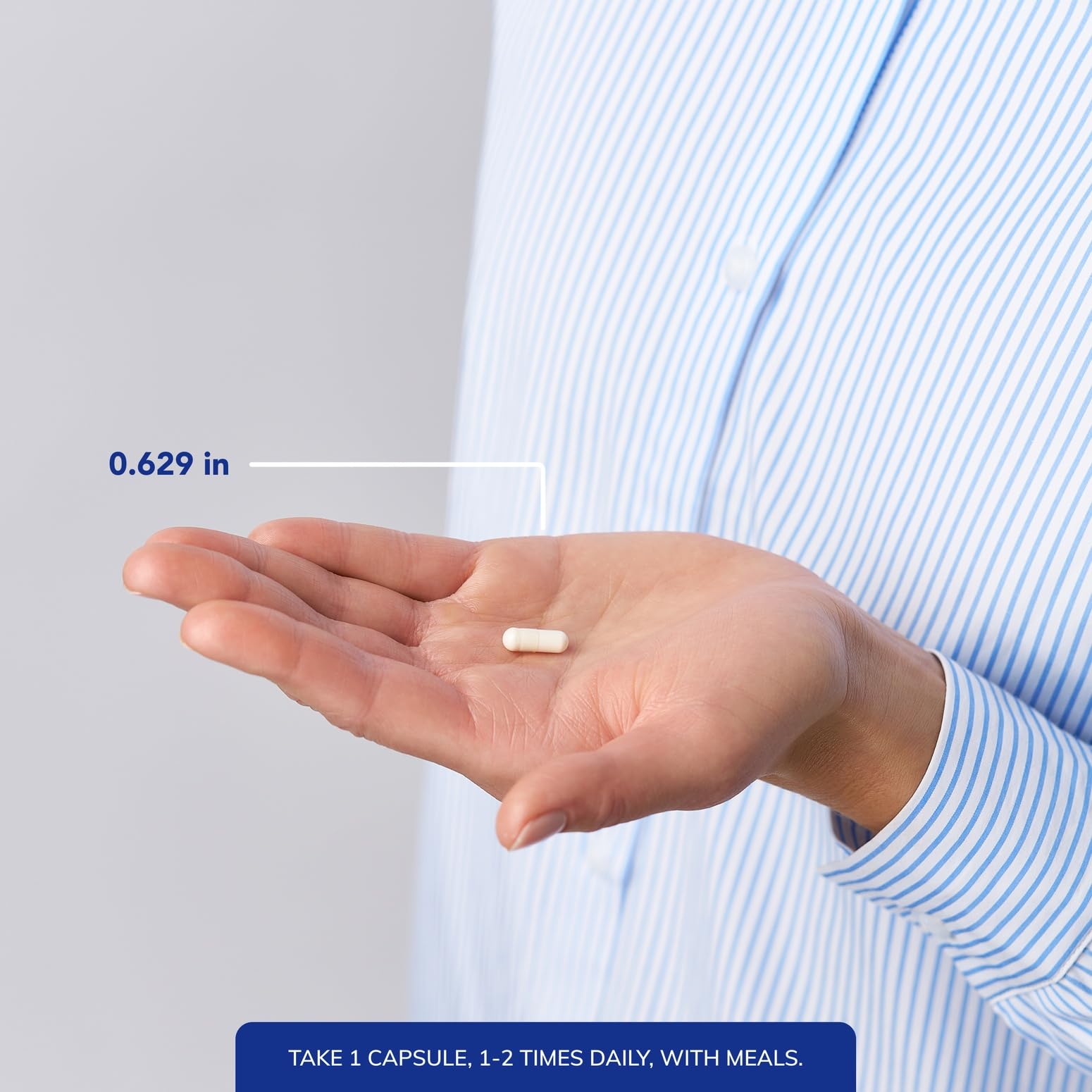 Pure Encapsulations label close-up displaying L-5-MTHF amount and instructions