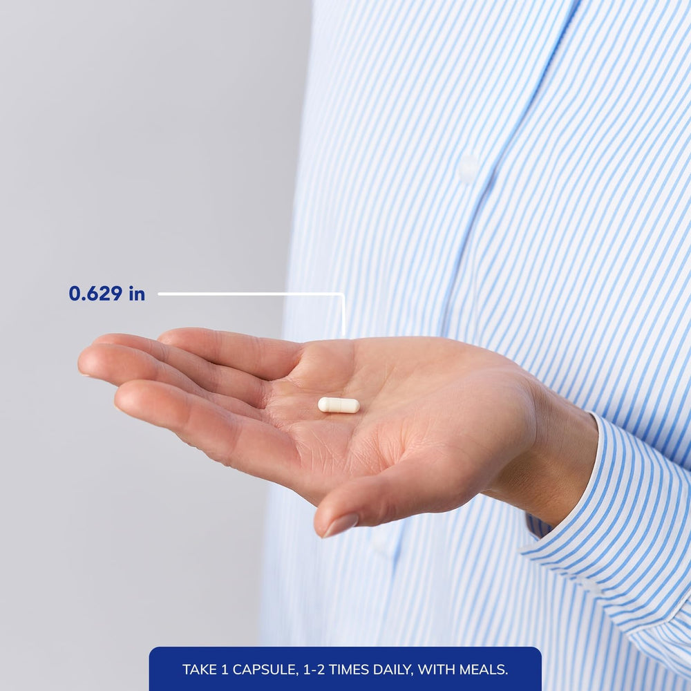 Pure Encapsulations label close-up displaying L-5-MTHF amount and instructions