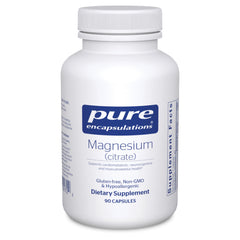 Pure Encapsulations envase frontal mostrando nombre y formato, confianza en pureza