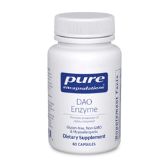 Pure Encapsulations frasco frontal mostrando etiqueta y beneficio de digestión