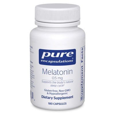Pure Encapsulations bottle front view showing clean label and dosage benefits