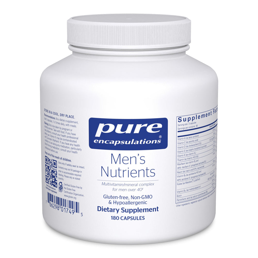 Pure Encapsulations envase frontal mostrando la presentación y beneficio