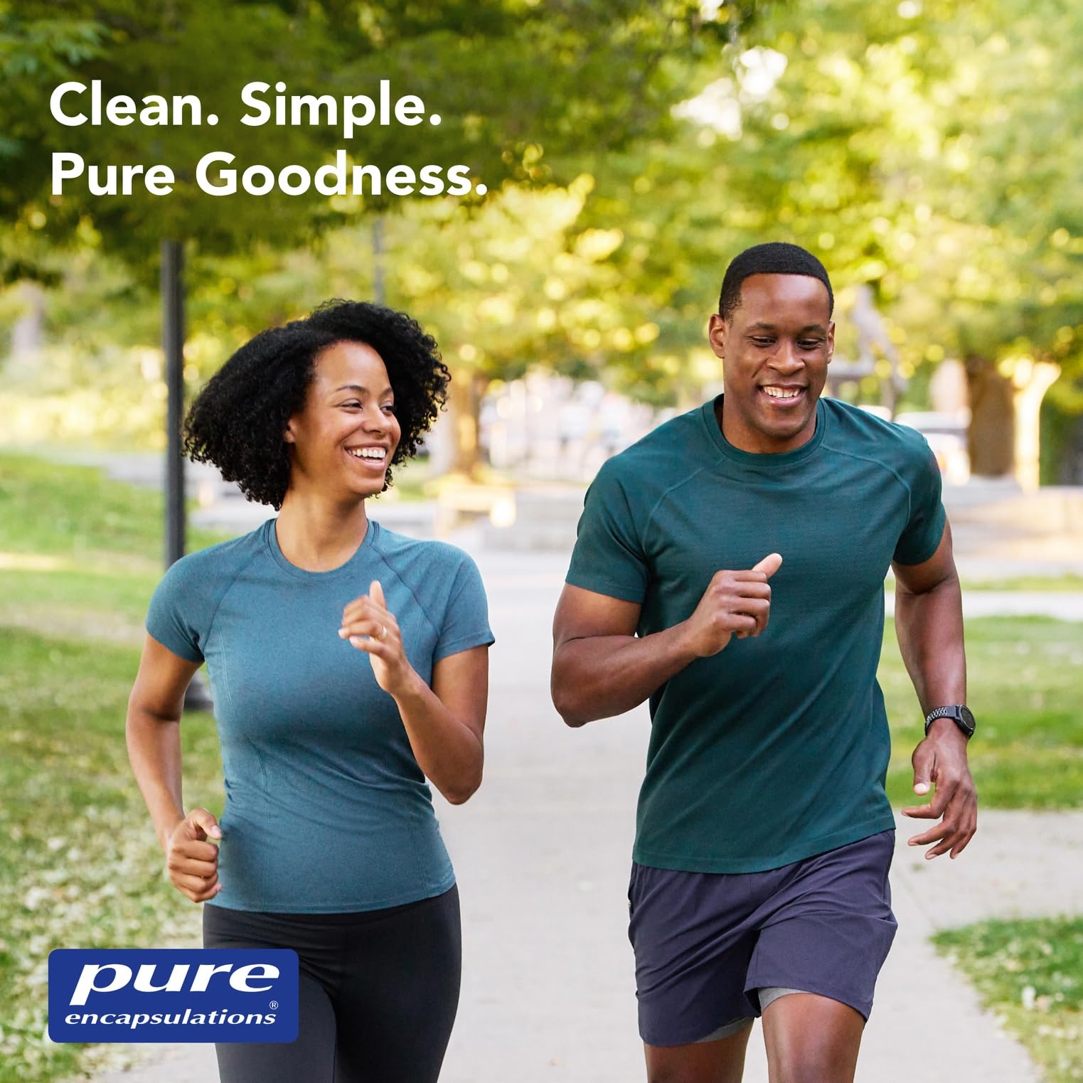 Pure Encapsulations botella abierta con cápsulas visible fácil de tomar