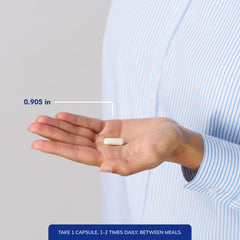 Pure Encapsulations etiqueta con lista de ingredientes limpia y legible
