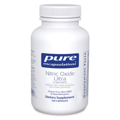 Pure Encapsulations front packaging showing supplement benefits and clean formula