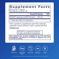 Pure Encapsulations NSK-SD capsule close-up, highlights small easy-to-swallow design