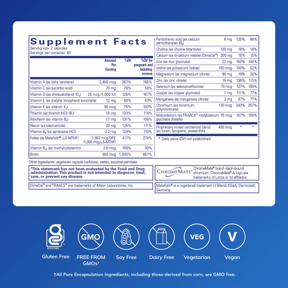 Pure Encapsulations capsule close-up highlighting easy-to-swallow texture