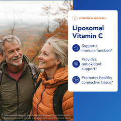 Pure Encapsulations detalle liposomal ilustra textura y posible estabilidad antioxidante