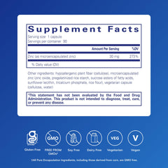Pure Encapsulations capsule close-up highlighting smooth vegetarian capsule and uptake support