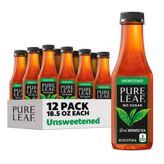 Pure Leaf botella frontal mostrando etiqueta y tamaño práctico