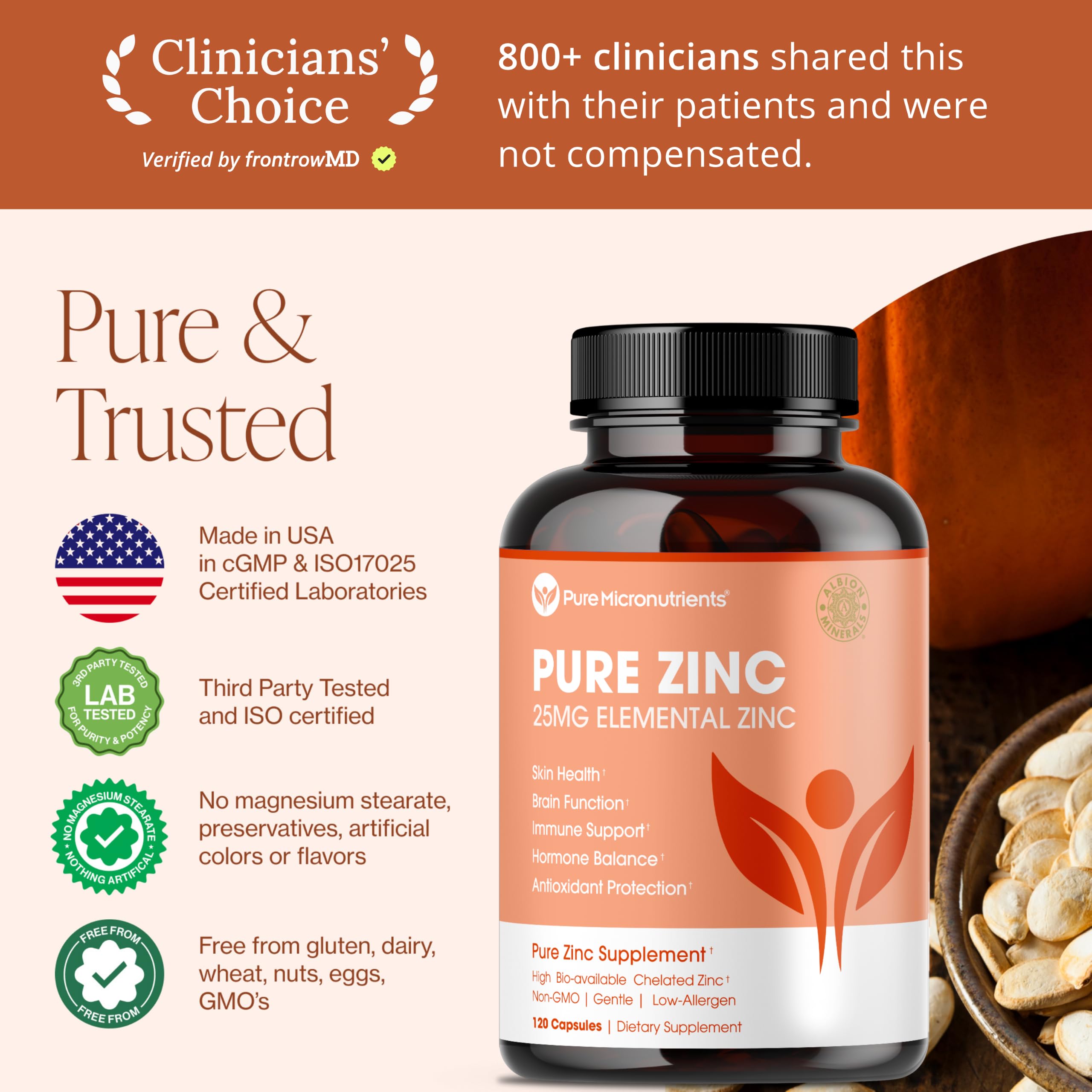 Pure Micronutrients cápsulas sobre mesa en ambiente cotidiano saludable