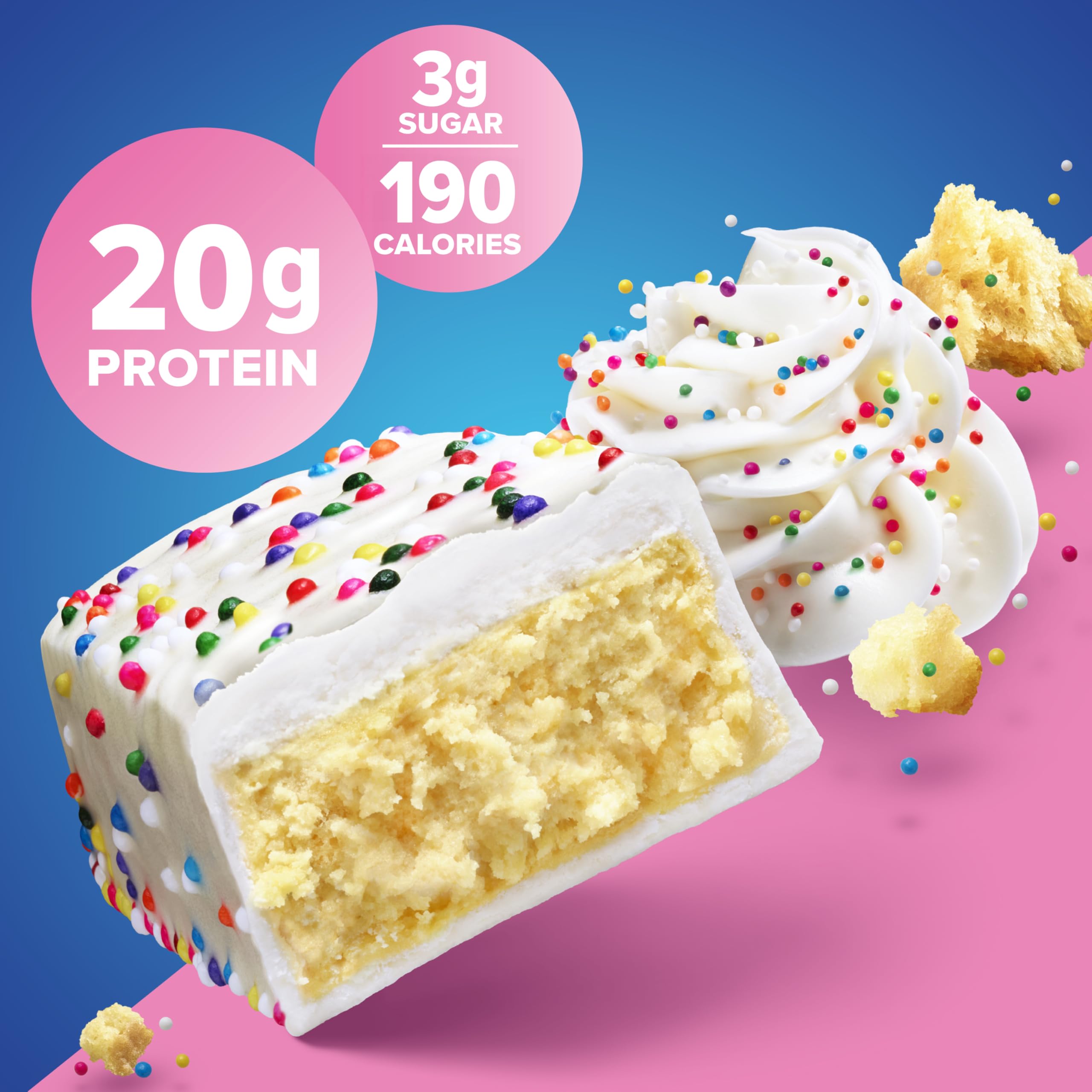 Pure Protein twelve-bar multipack displayed for pantry-ready protein supply
